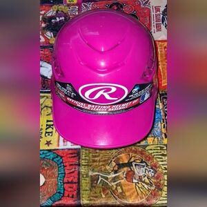 Rawlings Pink Youth Baseball Helmet